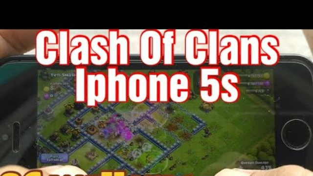 Playing Clash of clans on iPhone 5s 2021 | IOS 12.5.4
