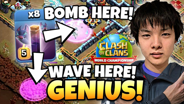STARS is a GENIUS! Simultaneously uses BAT BOMB and BAT WAVE! Clash of Clans eSports