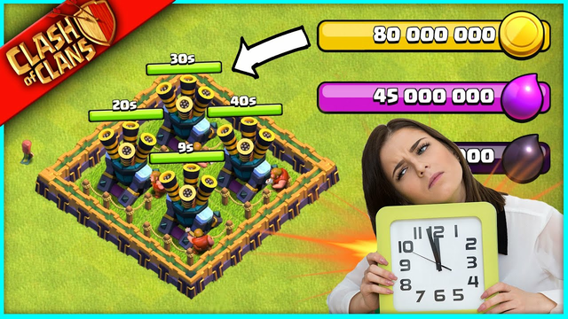 OMG... EVERY AIR DEFENSE IN 40 SECONDS!! (THE MOST OVERPRICED ONES IN CLASH OF CLANS HISTORY)