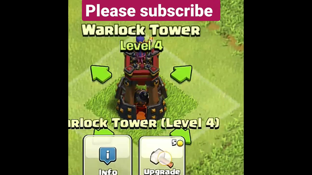 Witich+bomb tower upgrade to max level in clash of clans #SHORTS #SHIRTVIDEO #COC