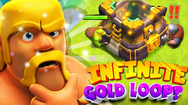 Gold Loop trick with Battle Builders!?! | Clash Of Clans | how much extra?