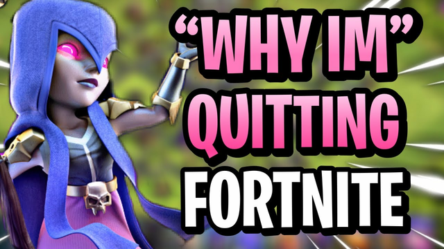I Quit Fortnite To Play Clash Of Clans..