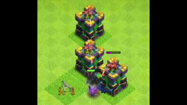 Power of Pekka | Max Pekka vs Archer Towers | Clash of Clans | #Shorts #cocshorts #coc