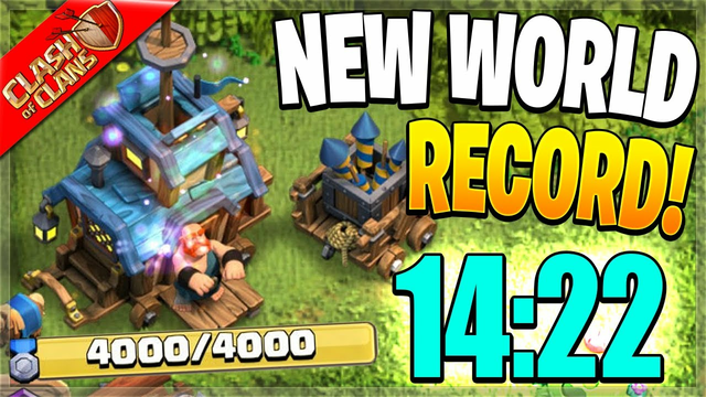 NEW CLAN GAMES SPEED RUN WORLD RECORD! (Clash of Clans)