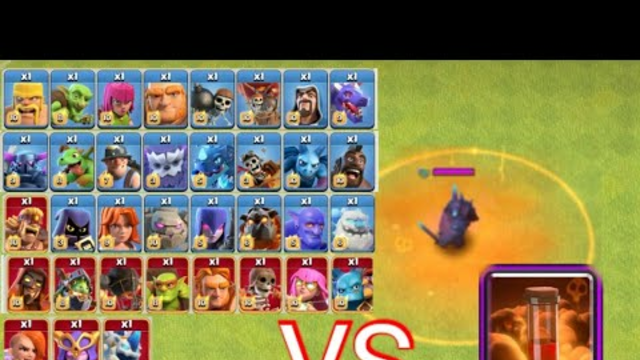 Max Poison spell Vs All Max,  Troops | Clash Of Clans |