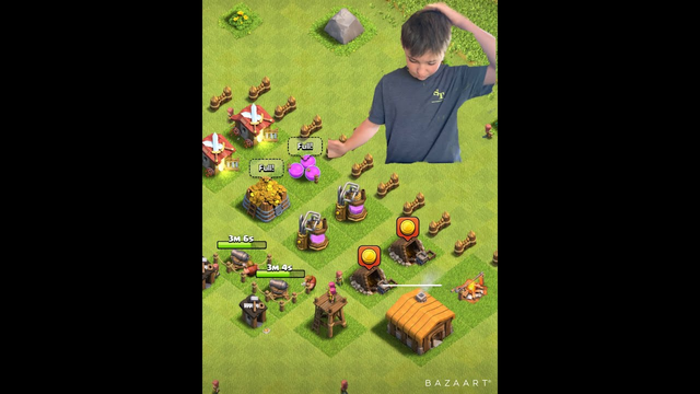 I started my clash of clans at TH2!!
