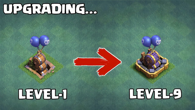 Upgrading of Air Bombs - Clash of Clans | #cocshorts | #shorts