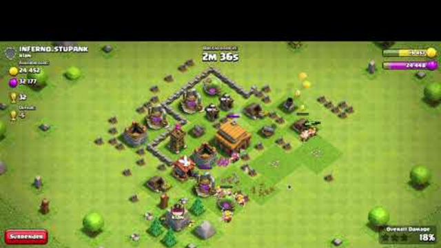 Trying to play Clash of Clans