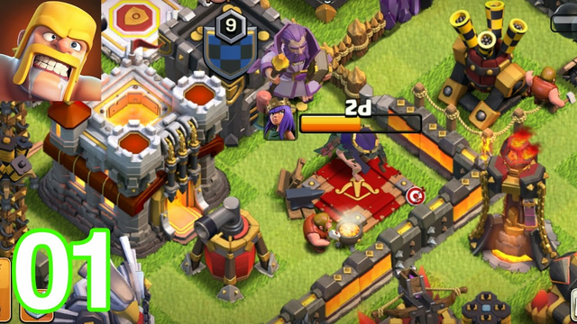 clash of clans attack townhall 11 destroyed | COC episode 01 (IOS, ANDROID)