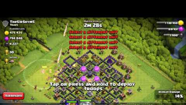 Clash of clans - #73 ll attack ll PC Gameplay On Android Empire gaming