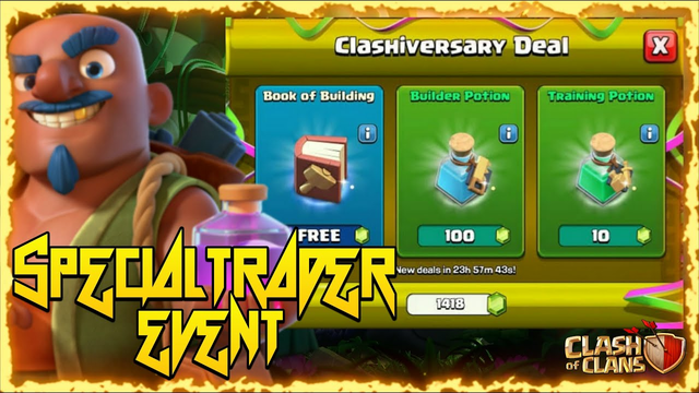 Special Trader Event In Coc Anniversary 2021 | Clashiversary Special