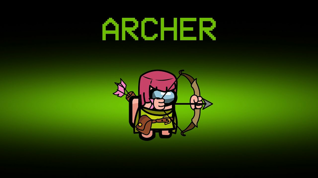 Archer Impostor role in Among us | Clash of Clans | Animation