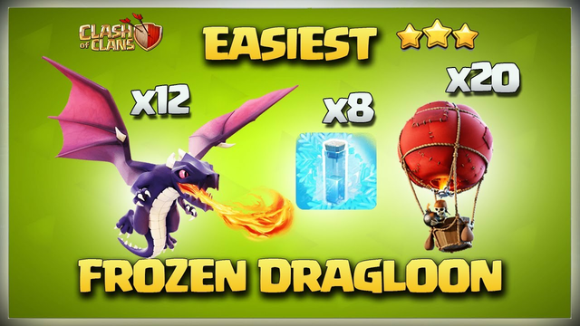 Th14 Frozen DragLoon Attack Strategy - Th 14 Frozen Dragon Attack - Best Th14 Attack Strategy in Coc
