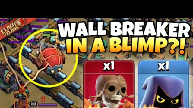 This PRO took WALL BREAKER in his BLIMP with Headhunters TOO?! Clash of Clans eSports