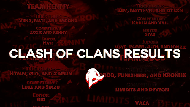 OASIS REBORN CLASH OF CLANS RESULTS