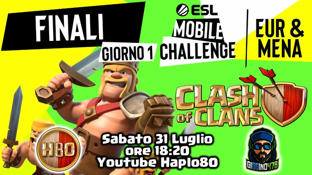 Day 1 Esl Mobile Challenge Eur & Mena w/Giggino478 - Clash of Clans