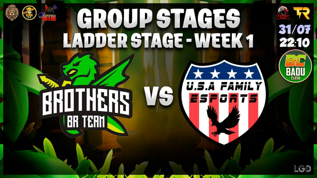 Brothers BR Team  vs U.S.A THUNDER1 /  EH Jungle braw cup / CLASH OF CLANS
