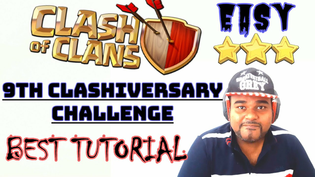 9th Clashiversary Challenge Without Using Haste Spells - Clash of Clans COC | Easy 3 Star