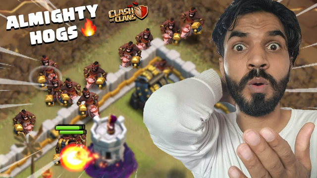 I Used 39 Hogs In Cwl for the First Time | Clash Of Clans | COC