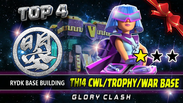 NEW RYDK Base Building TOP 4 Th14 CWL / Legend War Base with Link / Anti 2 Star / Clash of clans 944