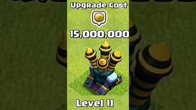 upgrading air defense all levels with cost #clash of clans