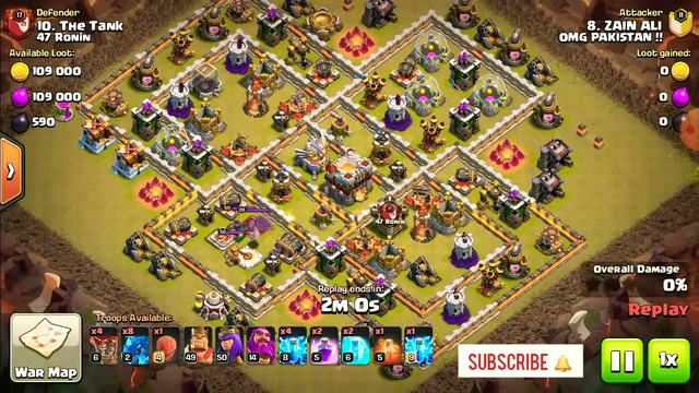 Town Hall 11 Electro Atack (Clash Of Clans)