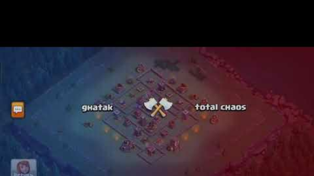 clash of clans builder base attack with 100% damage.