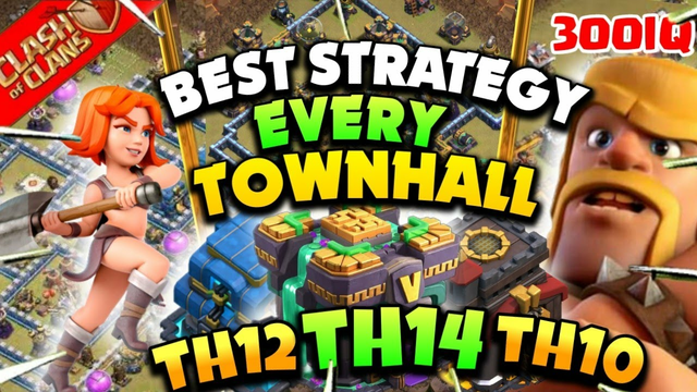 Best Strategy Of Every Town Hall In Clash Of Clans..