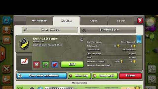 [Sold] Clash of Clans Clan - Level 5 #87