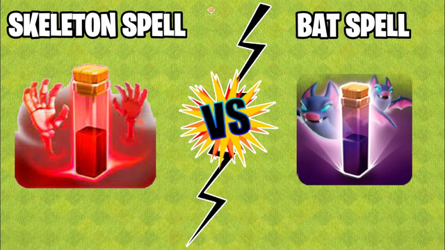 Spell Challenge On Coc | Skeleton Spell Vs Bat Spell | Spell Tournament | Clash Of Clans |