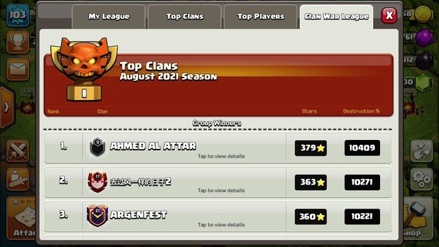 Clash of Clans: Top Players in Clan War Leagues Have The Same Name