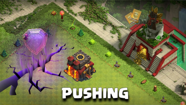 Th10 Legend Pushing (CLASH OF CLANS)