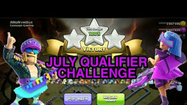 3 Star July Qualifier Challenge | Clash of clans |