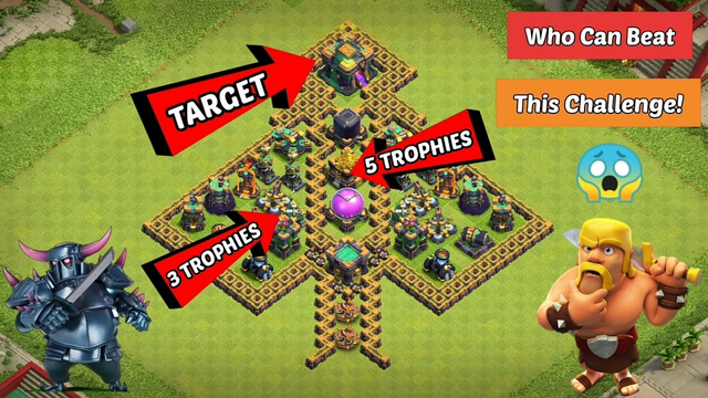 Tree House 3D Base Challenge !! All Troops || Clash of Clans