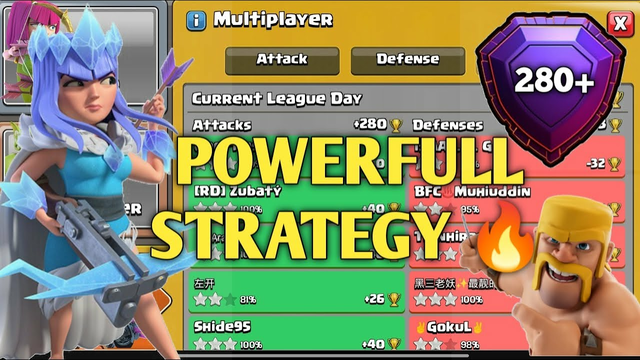 OP STRATEGY FOR PUSHING | LEGEND LEAGUE | #CLASH OF CLANS