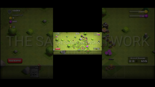 Attacking for the first time in coc. #coc #thesandynetwork #clashofclans