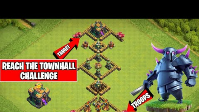 Reach The Townhall Challenge | Coc Powerful Troops Tournament | Clash Of Clans |