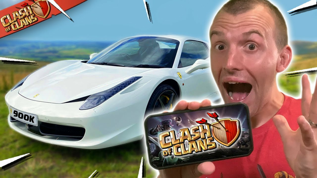 I Played Clash of Clans in a Ferrari