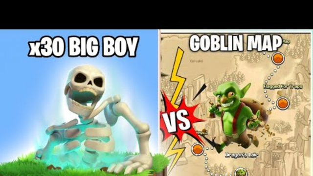 x30 Big Boy Vs Goblin Map | 3 Star Challenge On Coc | Clash Of Clans |