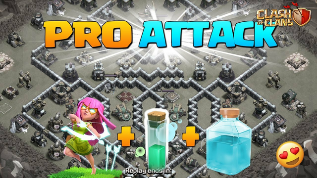 TH14 PRO ATTACK STRATEGY * Cloned Invisible Super Archer | 13 Lightening Spell with Hydra & more Coc