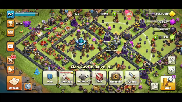 1Hour of farming in Clash of Clans