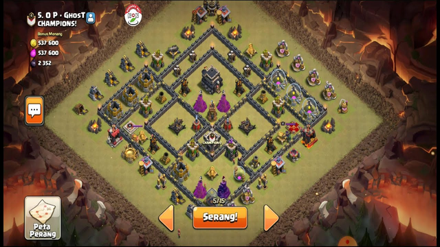 Clash Of Clans - Clan War VS Champions OP Ghost
