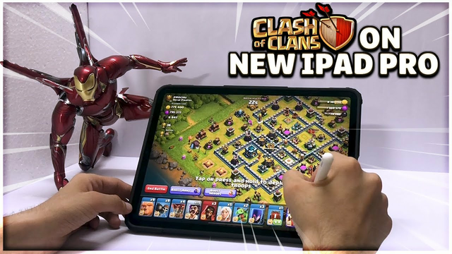 Clash of Clans on New Ipad Pro!!