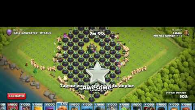 GIANT VS WIZARD TOWER |#IMPOSSIBLE_BASE_CHALLENGE |CLASH OF CLANS GAMEPLAY #NEW_ATTACK