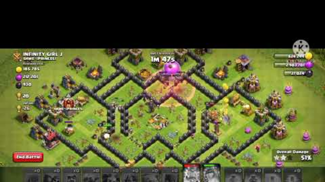 Clash of clans town hall 9 best loot but 2 star
