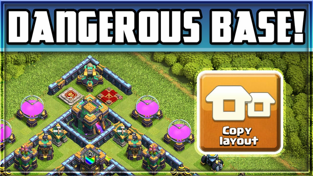 DANGEROUS TOWN HALL 14  BASE!! TH14 Base With Link | Clash of Clans