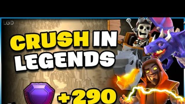 Blizzard Hydra CRUSHES in Legends League +290 - Clash of Clans