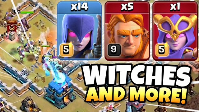 Best TH12 Attack Strategy IMPROVED! Flanking Super Witch! TH12 Zap Witch and MORE! Clash of Clans
