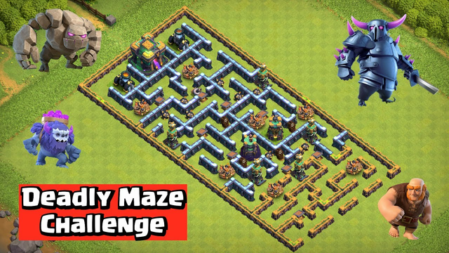 Deadly Maze Challenge | Clash of Clans