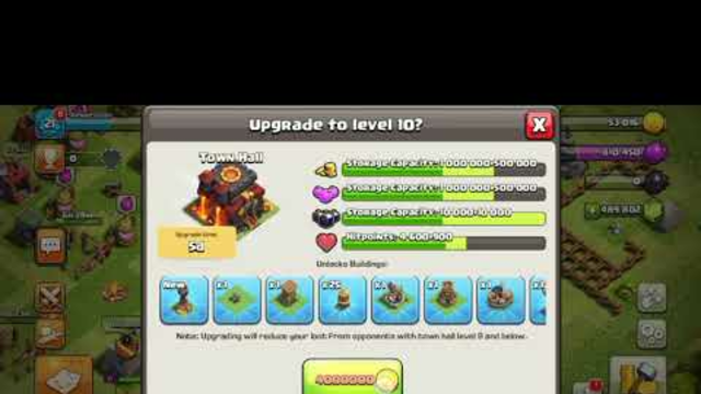Clash of Clans TH1 to TH14 upgrade #short